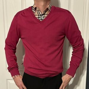 Burberry Men’s Magenta Sweater